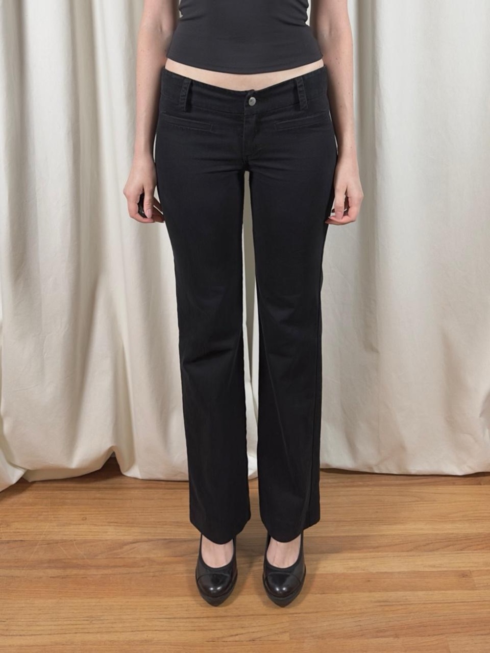 Low Rise Bootcut Pants - Picture 3 of 8